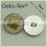 Alloy Sew on Buttons With Downhole With Print Logo