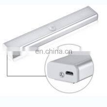 2W USB Charging Rechargeable Motion Sensor Led Wardrobe Rail Light thumbnail-3