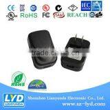 US Plug CE FCC BS SAA RoHS 5V2A Micro USB Wall Mounted Power Adapter