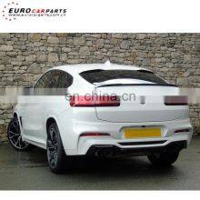 X4 G02 mp Rear Diffuser Fit for X4 G02 Sport 2018-2020 Year pp Plastic Material G02 Diffuser With Exhaust Tips thumbnail-3
