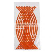 16 Strips Motorcycle Accessories 7 Colors Car Styling Decals 17 Or 18 Inch Stickers Wheel Rim Sticker Reflective Tape Retro thumbnail-2