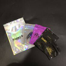 Gold Stamp Custom Made Plastic Bags Foil Line Black Matte Smell Proof Bag 7g 1 Pound Half Ounce thumbnail-2