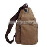 Outdoor Sports Casual Canvas Unbalance Backpack Bag