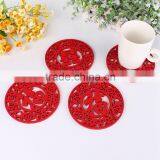 Colorful Felt Coffee Drinking Tea Cup Coaster thumbnail-1