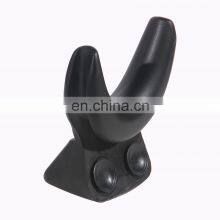 Black Silicone Neck Rest With Suction Cups for Shampoo Chair Bowl