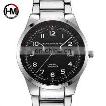 HANNAH MARTIN HM-1757 Simple Analog Brand Watch Quartz For Man Stainless Steel Cheap Price Men Branded Watches