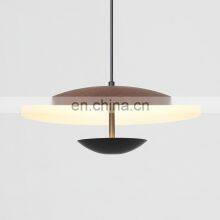 Nordic Danish Designer Modern Style UFO Lamp For Hotel Dining Home Decor Hat Chandelier Lamp thumbnail-1