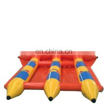 Inflatable Fly Fishing Boat with Three Tubes Inflatable Banana Boat Water Play Equipment