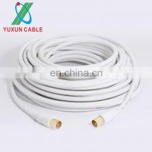 Factory Price 3C-2V Coaxial Cable 75 Ohm With TV Antenna Connector