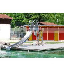 indoor or outdoor best selling unique design stainless steel slides tall metal playground s-shaped slide