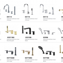 Spacious and Modern, Versatile in Function and Easy to Use, Offering a Comfortable Bathing Experience Separate Bathtub Mixer Series thumbnail-2