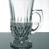 Fancy Glass Mug with Handle, Tableware/Drinkware