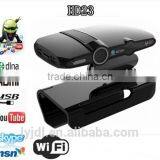 Smart TV Box HD23 RAM 1GB ROM 8GB Android 4.4 OS Quad Core Internet Smart tv Box With Webcam thumbnail-1