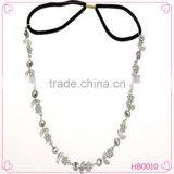 2015 Popular Hair Accessories Elastic Resin With Diamond Hair Band Sweet Korea Style Hair Band thumbnail-1