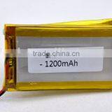 Long Cycle Life Li-polymer Battery 3.7V 1200mAh