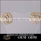 Creative Jewelry Lady's Silver Ring Flower Pistil Design Wholesale Terracotta Earring Jhumkas thumbnail-3