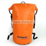 Sealock orange camping waterproof backpack