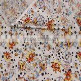 Flower Designes of Digital Print Cotton Woven Fabric Textiles for Girl Dress thumbnail-3