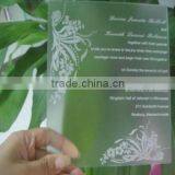Clear Acrylic Wedding Invitation thumbnail-1
