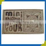 2015 Hot Sale Printed Clothing Genuine Leather Label thumbnail-1