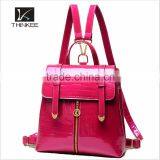 Girls Luxury Pu Leather Crocodile Backpack