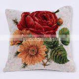 2016 Hotesale 100% Cotton Wholesale Printed Style Fancy Flower Cushion thumbnail-4