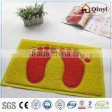 White waterproof PVC Coil Mat with Net Backing/pvc floor mat - qinyi