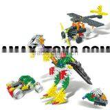 Bd-6738003 Children Building Block Barreled Plastic Intelligent DIY Building Block 325pcs