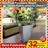 Kindle 2014 New Polychrome Galvanized Oblong Home Decorative Flower Vase