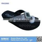 Beaded Wedge Heel Slipper