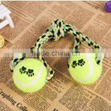 New Design Double Tennis Balls Dog Cat Toys for Training Dogs Cats thumbnail-2