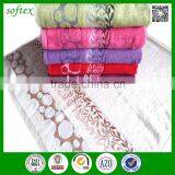 Solid Color 100% Bamboo Bath Towel Sets Luxury Bath Towel With Jacquard Border thumbnail-1