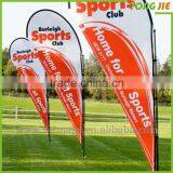 Promotion Flag Stand, Water Drop Flag With Spike,free Floor Standing Flying Flag Banner