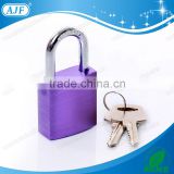 AJF Hot sale high quality manufactured colored aluminium antique padlock