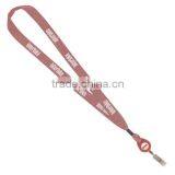 3/4" Heathered Lanyard With Metal Crimp and Retractable