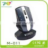 Promotion Gift Rechargeable Wireless Mouse With Usb Hub thumbnail-3