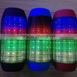 2016 New Products in China Pusle Led Light Mini Portable Colorful Wireless Support U Disk Aux in Speaker Bluetooth for Iphone 6