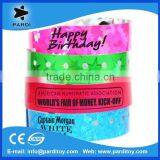Disposable Adult and Chrild L Shape PVC Vinyl Wristbands