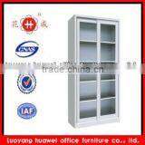 Modern KD Steel Vertical Multifunction Sliding Glass Door File Cabinet