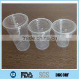 Disposable PP Plastic Cup, Cold Drinking Milkshake Cup, Disposable Cup With Lid thumbnail-1
