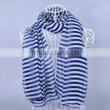 Striped Women Scarf Voile Scarves 180*90 Pashmina thumbnail-4