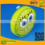 Cartoon Printed Ziplock Round Makeup Bag