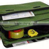 Green Oxford Customized Logo Courier Bag With Multifunctional Pocket Mailing Bags TSB002 thumbnail-4