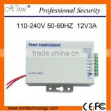 12V3A switch power supply 12V power supplier 110-240V 50-60HZ access control power supply