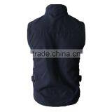 Wholesale Boys Vest With Many Pockets Men Cotton Casual Vest thumbnail-2