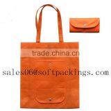 2016 Latest Design Handle Low Price High Quality Colorful Recycled Customized Non Woven Bag/TNTbag/grocery Bag/shopping Bag thumbnail-1