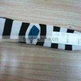 Mid-Calf White 100 Cotton High Quality Soft Wide Stripe Tube In-stocking Tube Socks