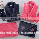 Top Quality Latest Fashion Dresses Bathrobe and Towels Set for Spa thumbnail-2