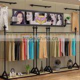 OEM Iron In-store display racks for clothing shop
