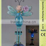 Solar Garden Metal Dragonfly Light thumbnail-1